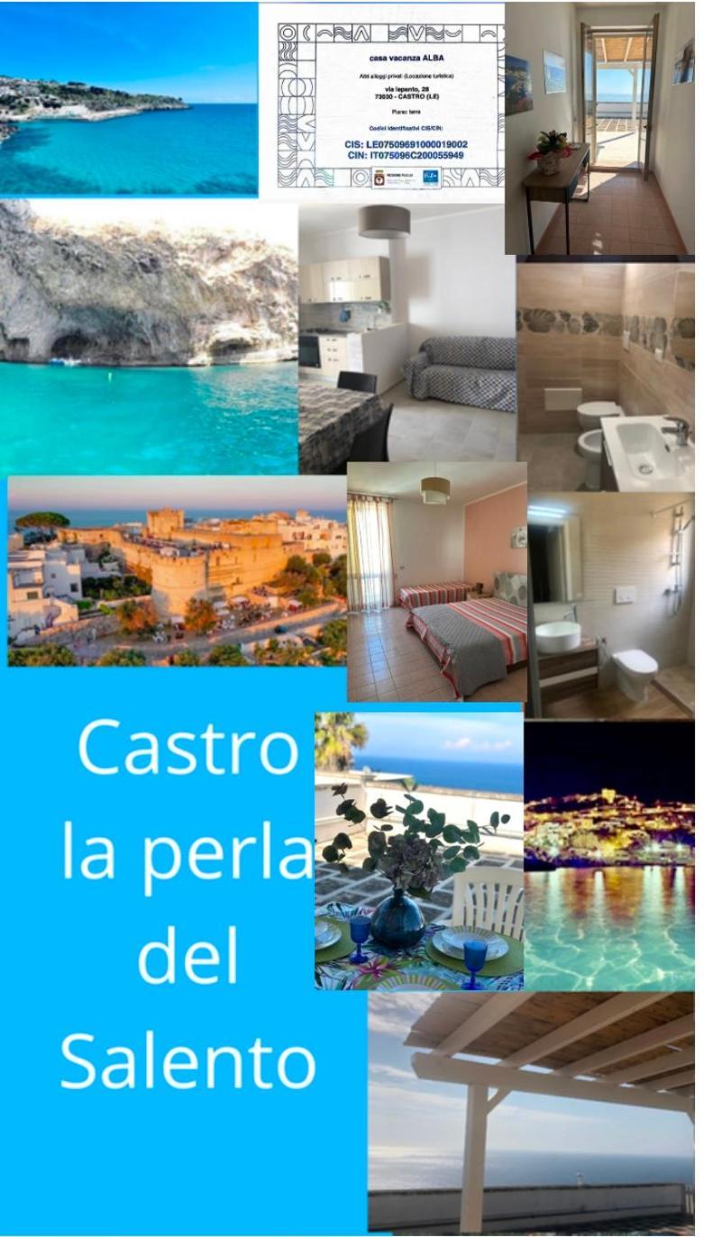Casa Alba Castro Salento Villa Luaran gambar